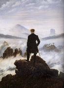 Caspar David Friedrich The walker above the mists oil